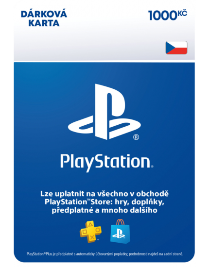 PlayStation Network Card (PSN Karta) 1000 Kč (digitálny produkt)  obrázok 1