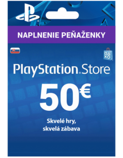 PlayStation Network Karta 50€ pre Slovenský PSN účet (krabicová verzia) obrázok 1