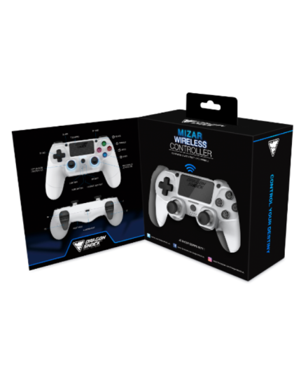 Dragonshock Mizar Wireless Controller White (PS4/PC) obrázok 1