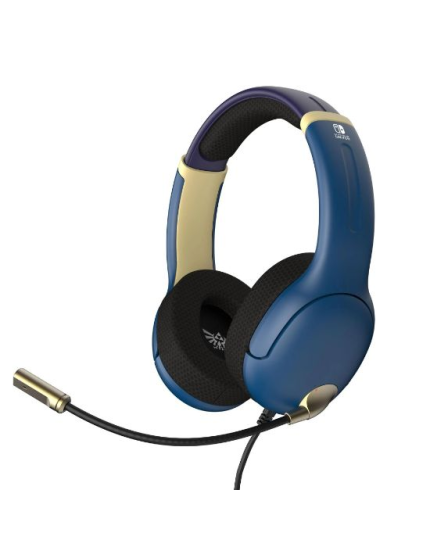 PDP NINTENDO SWITCH WIRED HEADSET AIRLITE - HYRULE BLUE obrázok 1