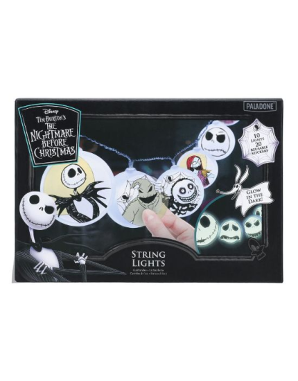 Nightmare Before Christmas String Lights with Sticker obrázok 1