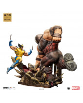 Marvel BDS Art Scale socha 1/10 Wolverine vs Juggernaut heo EU Exclusive 30 cm