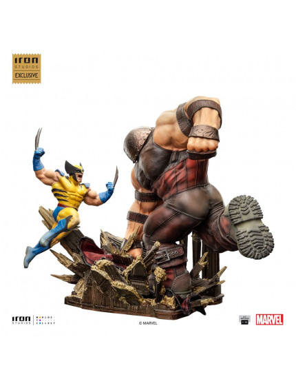 Marvel BDS Art Scale socha 1/10 Wolverine vs Juggernaut heo EU Exclusive 30 cm obrázok 1