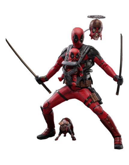 Deadpool and Wolverine Movie Masterpiece akčná figúrka 1/6 Deadpool 31 cm obrázok 1