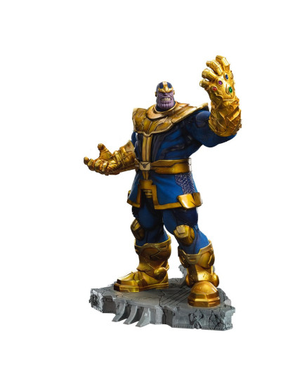 Marvel BDS Art Scale socha 1/10 Thanos Infinity Gauntlet Diorama 30 cm obrázok 1