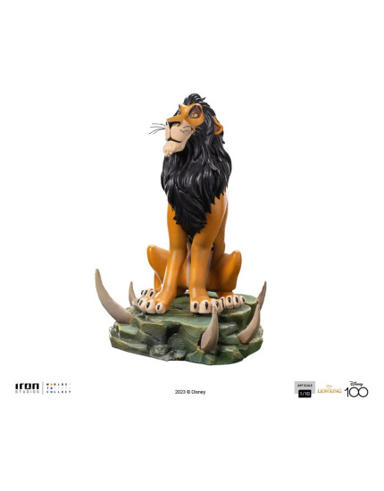 Lion King Art Scale socha 1/10 Scar Regular 16 cm obrázok 1