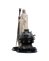 Lord of the Rings socha 1/6 Saruman and the Fire of Orthanc (Classic Series) Heo Exclusive 33 cm