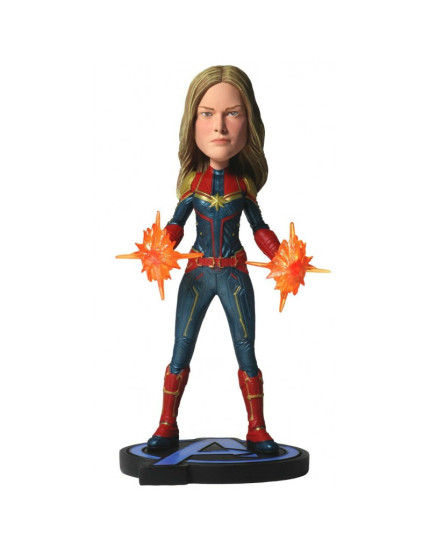 Avengers Endgame Head Knocker Captain Marvel Bobblehead 20 cm obrázok 1