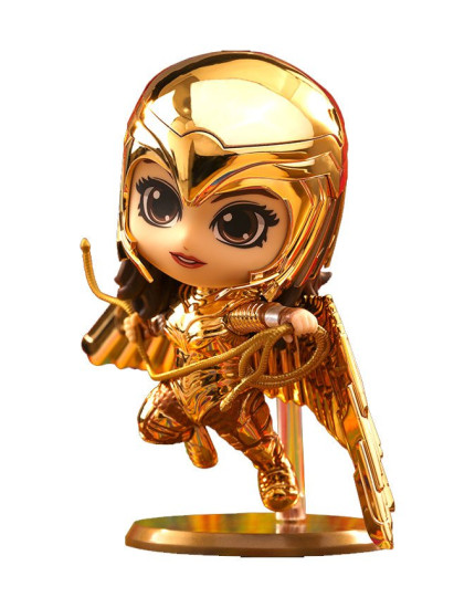 Wonder Woman 1984 Cosbaby (S) mini figúrka Golden Armor Wonder Woman (Metallic Gold Version) 10 cm obrázok 1