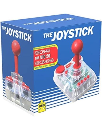 Joystick pre Commodore C64 (Clear) obrázok 1