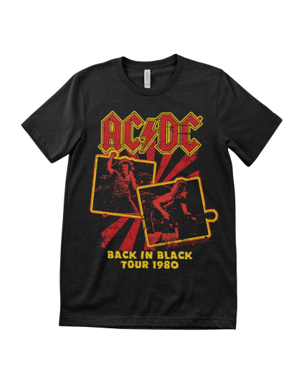 AC/DC Back In Black Tour 1980 (T-Shirt) obrázok 1