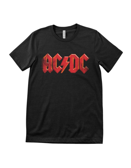 AC/DC Distressed Logo (T-Shirt) obrázok 1