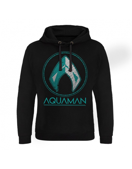 Aquaman Hoodie Distressed Shield obrázok 1