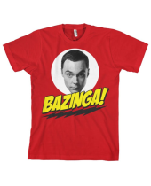 Bazinga Sheldons Head (T-Shirt)