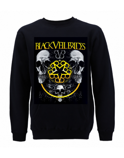 Black Veil Brides Hoodie Two Skulls obrázok 1