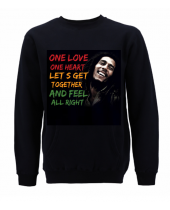 Bob Marley Hoodie One Love One Heart