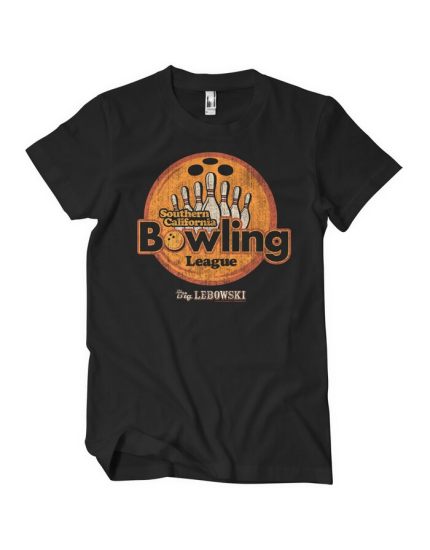 Big Lebowski Southern California Bowling League (T-Shirt) obrázok 1