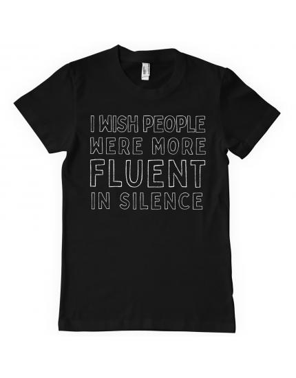 Fluent In Silence (T-Shirt) obrázok 1