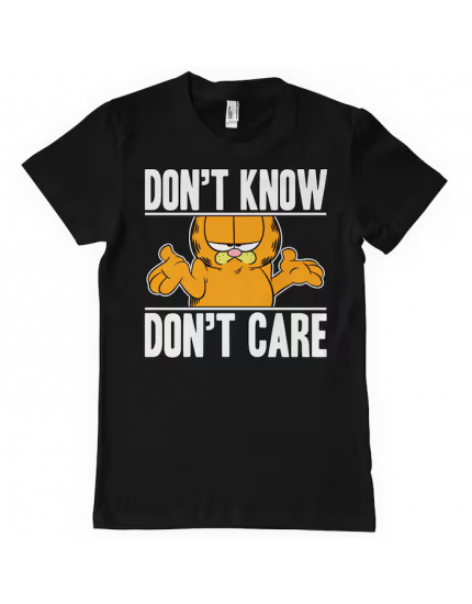 Garfield Dont Know Dont Care (T-Shirt) obrázok 1