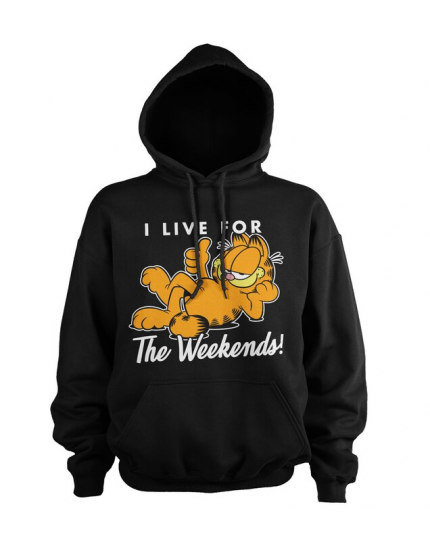 Garfield Hoodie Live For The Weekends obrázok 1