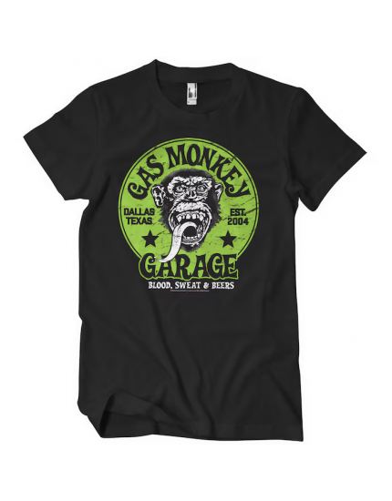 Gas Monkey Garage Green Logo (T-Shirt) obrázok 1