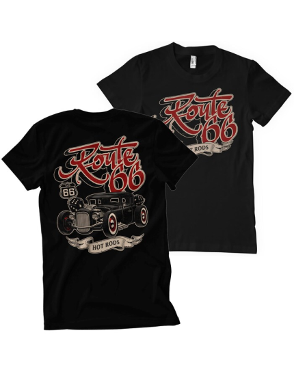 Route 66 US 66 Hot Rods (T-Shirt) obrázok 1