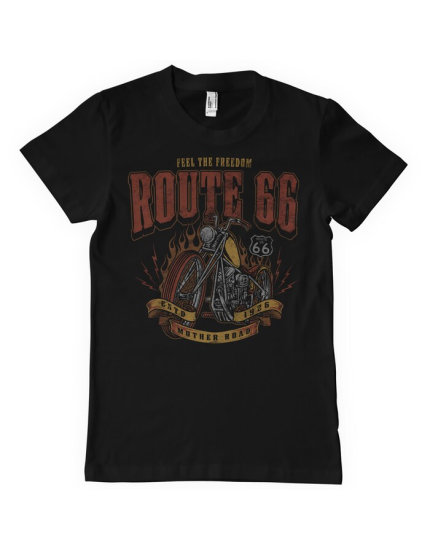 Route 66 Golden Chopper (T-Shirt) obrázok 1