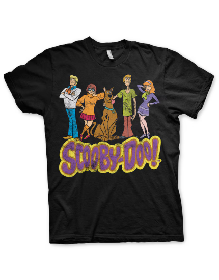 Team Scooby Doo Distressed (T-Shirt) obrázok 1