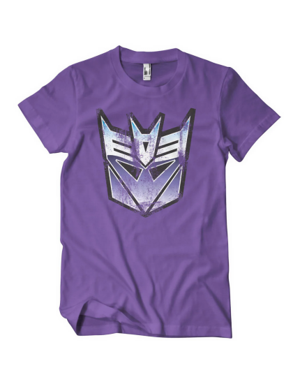 Transformers Distressed Decepticon Shield (T-Shirt) obrázok 1