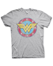 Wonder Woman Distressed Logo (T-Shirt)