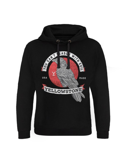 Yellowstone Hoodie You Cant Reason With Evil obrázok 1