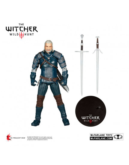 Witcher akčná figúrka Geralt of Rivia (Viper Armor Teal Dye) 18 cm obrázok 1