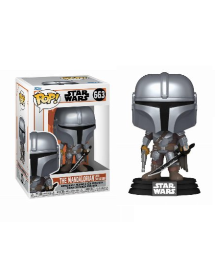 Pop! Star Wars - The Mandalorian - Mandalorian (with Darksaber) obrázok 1