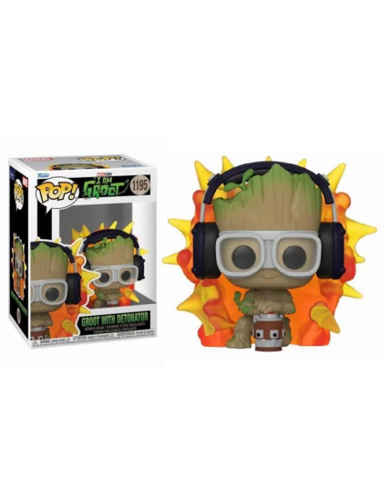 Pop! Marvel - I Am Groot - Groot with Detonator obrázok 1