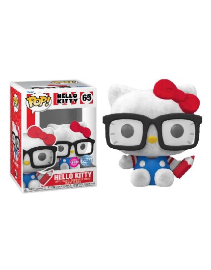 Pop! Hello Kitty - Hello Kitty Nerd (Flocked, Special Edition) obrázok 1