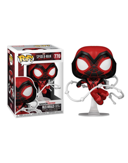 Pop! Games - Marvels Spider-Man - Miles Morales (Crimson Cowl Suit) obrázok 1