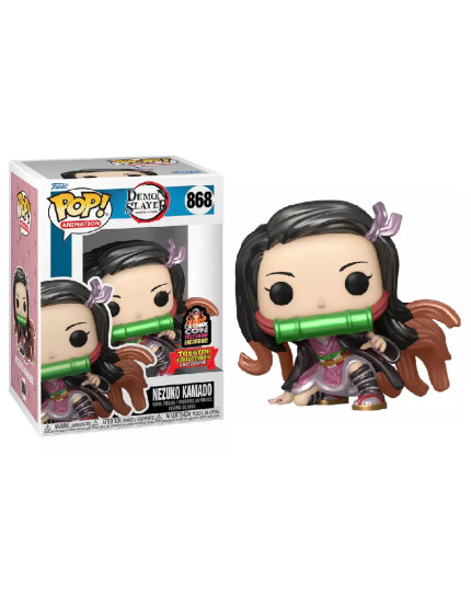 Pop! Animation - Demon Slayer - Nezuko Kamado (L.A. Comic Con 2022 Show Exclusive, Toystop Collectibles Exclusive) obrázok 1