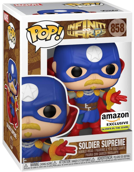 Pop! Marvel - Infinity Warps - Soldier Supreme (Exclusive, GITD) obrázok 1