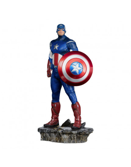 Infinity Saga BDS Art Scale socha 1/10 Captain America Battle of NY 23 cm obrázok 1