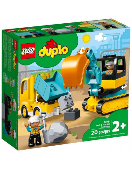 LEGO DUPLO Town Nákladiak a pásový bager obrázok 1