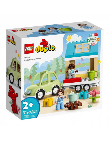 LEGO DUPLO Pojazdný rodinný domček obrázok 1