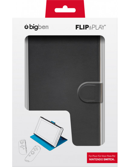 BIGBEN NINTENDO SWITCH CASE FLIP AND PLAY BLACK obrázok 1