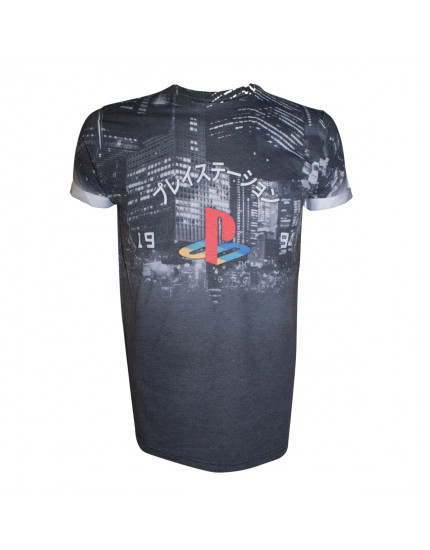 Playstation - Sublimation City Landscape (T-Shirt) obrázok 1