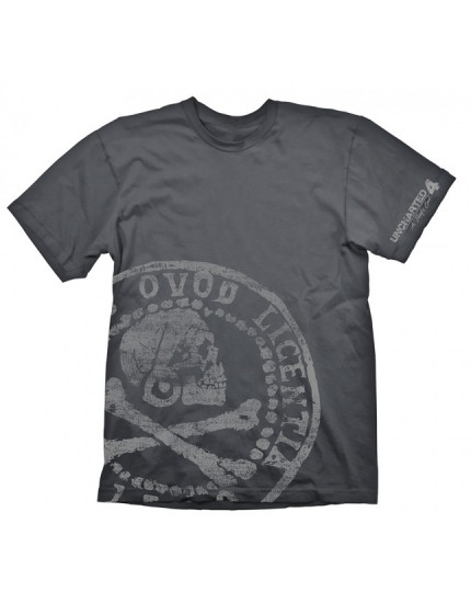 Uncharted 4 Pirate Coin (T-Shirt) obrázok 1