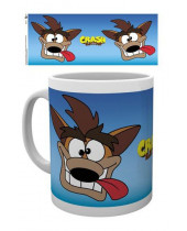 Crash Bandicoot hrnček Cartoon Crash