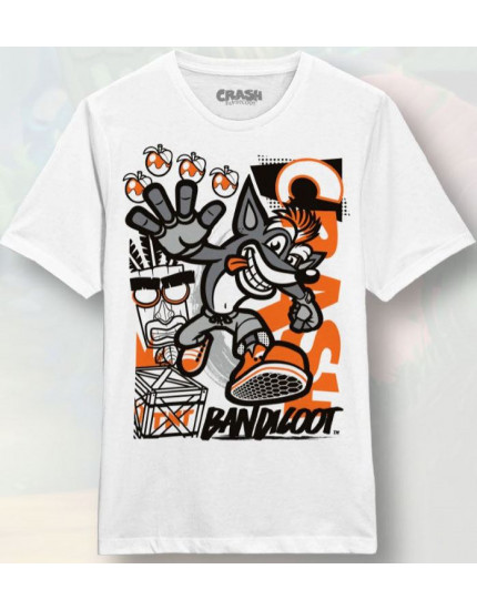 Crash Bandicoot - Crash High Four (T-Shirt) obrázok 1