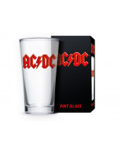 AC/DC Pint Glass Logo