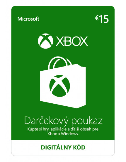 XBOX - Dárková karta Xbox 15 EUR (digitálny produkt) obrázok 1